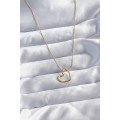 316L Steel Chain Gold Color Heart Model Women s Necklace