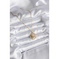 316L Steel Gold Color Zircon Stone Jaguar Model Women s Necklace