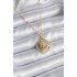 316L Steel Gold Color Zircon Stone Jaguar Model Women's Necklace