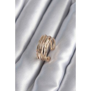 Gold Color Adjustable Women's Ring