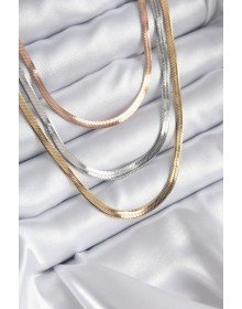 316L Steel Mix Color Italian Chain Model Women's Necklace