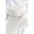 316L Steel Silver Color Chain Model 3D Heart White Heart Figure Women Halter