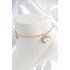316L Steel Gold Color Chain Model 3D Pearl Heart Model Women's HalHal