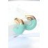 CCB Turquoise Gold Double Color Earrings