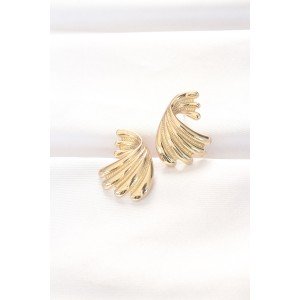 Brass Gold Color Earrings