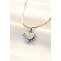 316L Steel Silver Color Heart Necklace 316L Steel Silver Color Heart Necklace