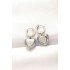 316L Steel Silver Color Convex Heart Design Earrings