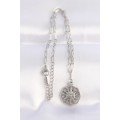 316L Steel Chain Silver Color Sun Necklace