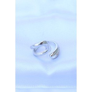 Brass Silver Color Adjustable Ring Brass Silver Color Adjustable Ring