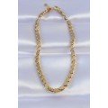 316L Steel Gold Color Barley Model Necklace