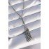 316L Steel Silver Color Adjustable Pendant Model Necklace