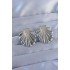 316L Steel Silver Color Oyster Model Earrings