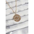 316L Steel Chain Gold Color Lotus Model Necklace