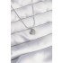 316L Steel Silver Color Minimal Heart Design Necklace