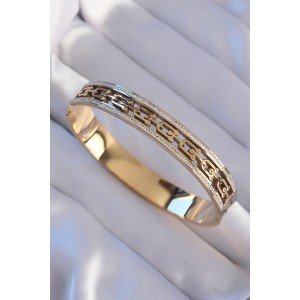316L Steel Gold Color Zircon Stone Model Clamp