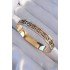 316L Steel Gold Color Zircon Stone Model Clamp