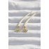 Brass Cream Color Botega Earrings