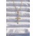 316L Steel Chain Gold Color Zircon Stone Phoenix Necklace