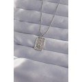 316L Steel Chain Silver Color Laser Engraved Eye Figure Tarot Necklace