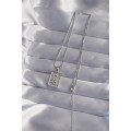 316L Steel Chain Silver Color Laser Engraved Eye Figure Tarot Necklace