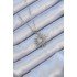 316L Steel Chain Silver Color Zircon Stone Shining Sun Necklace