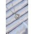316L Steel Chain Silver Color Zircon Stone Ataturk Necklace with Crescent Star Symbol