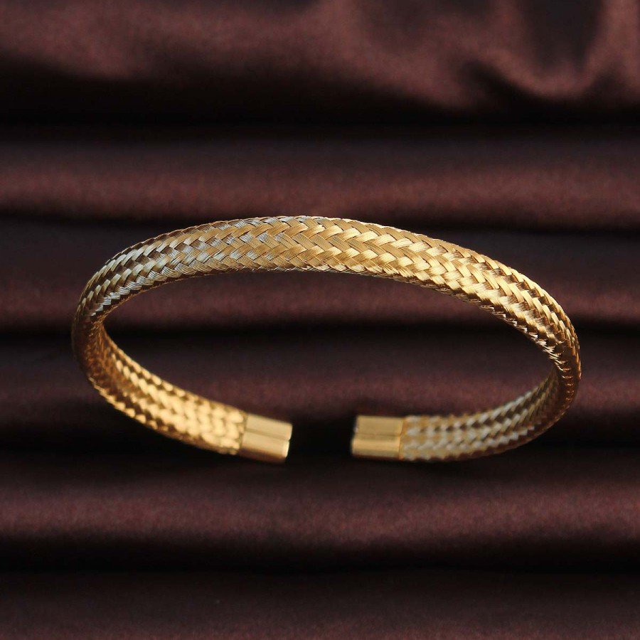 316L Steel Gold Color Mesh Appearance Men s Bracelet