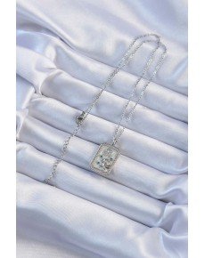 316L Steel Chain Silver Color Zircon Stone Tarot Necklace with Lion Figure