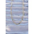 Brass Gold Color Piece Paste Necklace