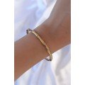 316L Steel Gold Color Bone Model Bracelet