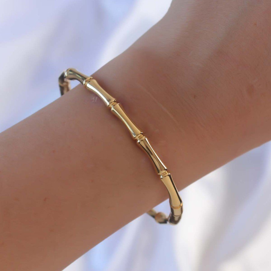 316L Steel Gold Color Bone Model Bracelet