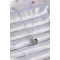 316L Steel Silver Color Zircon Stone Infinity Heart Figure Charm Model Women s Necklace 316L Steel Silver Color Zircon Stone Infinity Heart Figure Charm Model Women s Necklace