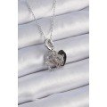 316L Steel Silver Color Zircon Stone Infinity Heart Figure Charm Model Women s Necklace 316L Steel Silver Color Zircon Stone Infinity Heart Figure Charm Model Women s Necklace
