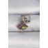 316L Steel Silver Color Shaking Notebook Figure Nomination Charm