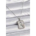 316L Steel Silver Color Chain Aries Zircon Stone Women s Necklace
