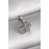 316L Steel Silver Color Zircon Stone Infinity Detail Tragus Piercing