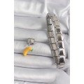 316L Steel Silver Color Dangle Banana Model Nomination Charm