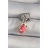 316L Steel Silver Color Dangle Dragon Fruit Model Nomination Charm