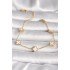 316L Steel Gold Color Baby Boy Clover Model Women's Bracelet