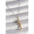 316L Steel Silver Color Chain Hugging Model Women s Necklace