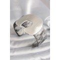 Black Marble Pattern Acrylic Plate Vintage Women s Bracelet