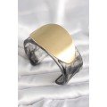 Black Marble Pattern Acrylic Plastic Gold Oval Plate Model Vintage Women s Bracelet Black Marble Pattern Acrylic Plastic Gold Oval Plate Model Vintage Women s Bracelet