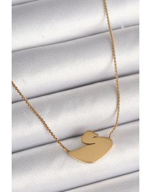 316L Steel Gold Color Chain Swan Model Women's Necklace