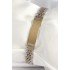 316L Steel Gold Silver Color Thick Chain Imprint Model Men's Bracelet