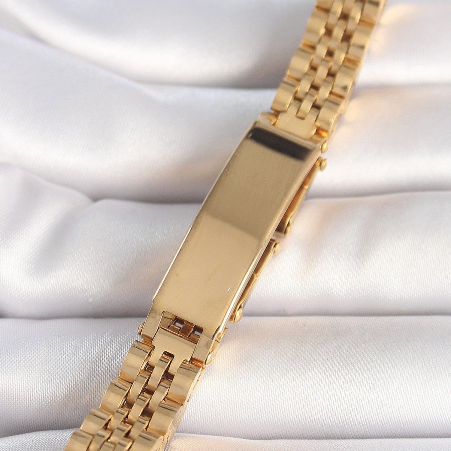 316L Steel Gold Color Chain Tag Model Men s Bracelet