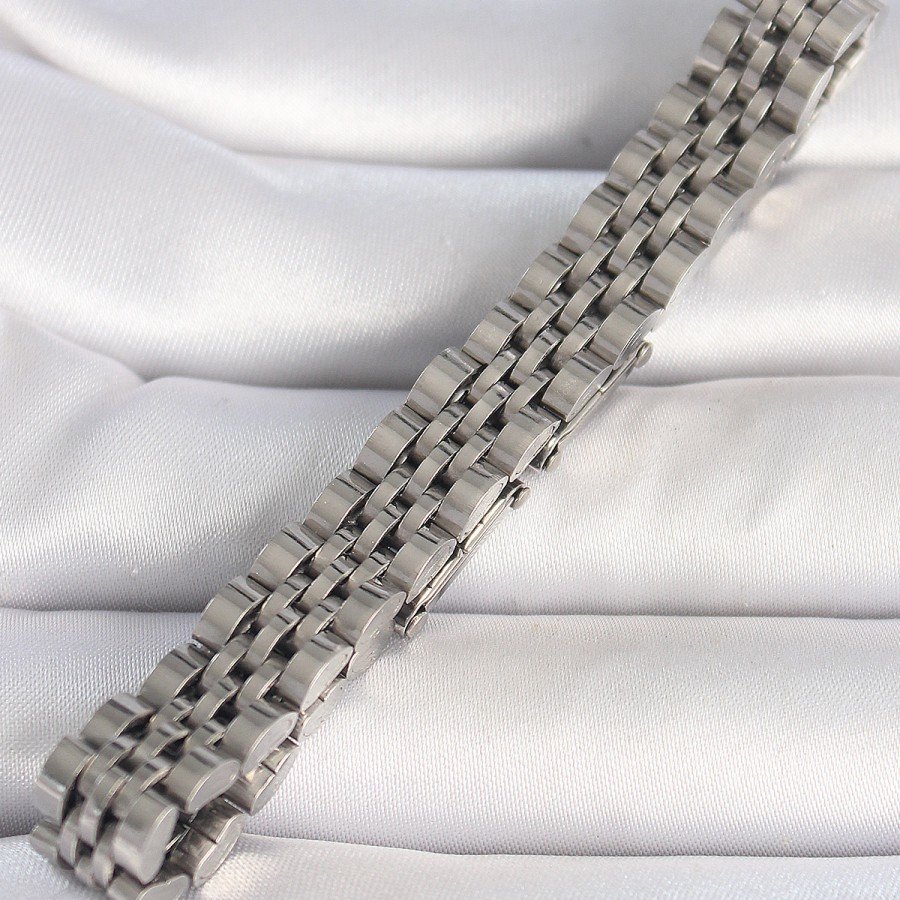 316L Steel Silver Color Chain Model Men s Bracelet