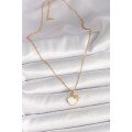 316L Steel Gold Color Chain Hanging White Enameled Seashell Zircon Stone Starfish Figure Women s Necklace