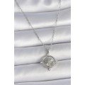 316L Steel Silver Color Chain Zircon Stone Compass Model Women s Necklace 316L Steel Silver Color Chain Zircon Stone Compass Model Women s Necklace