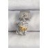316L Steel Silver Color Hanging Lion Model Nomination Charm