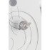 Brass Silver Color Zircon Stone Women's Cartilage Model Earrings